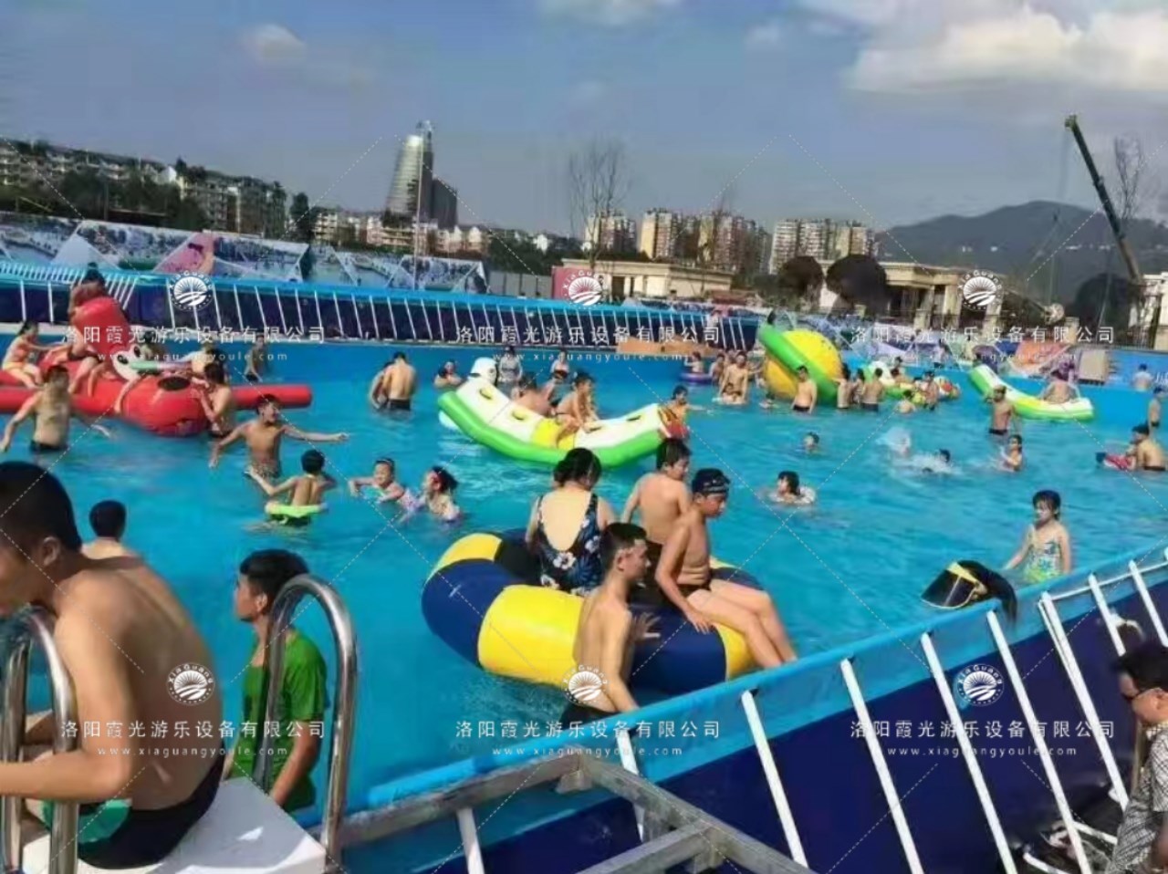 诏安水上乐园支架泳池